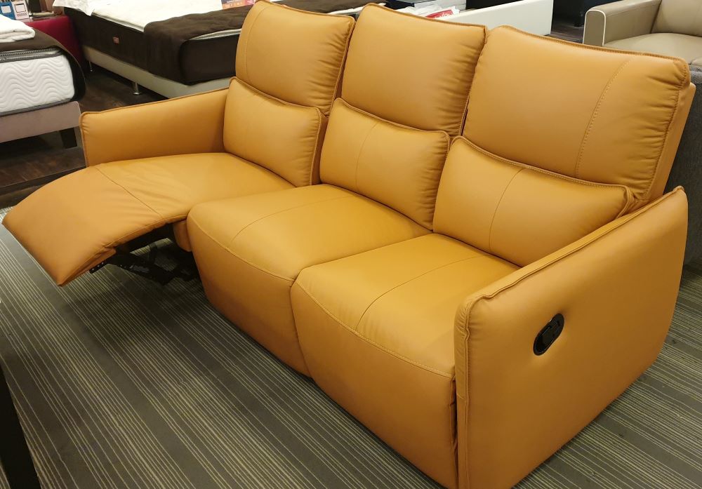 Minota Power Recliner Sofa Absolute, 3 Seater Recliner Leather Sofa Singapore