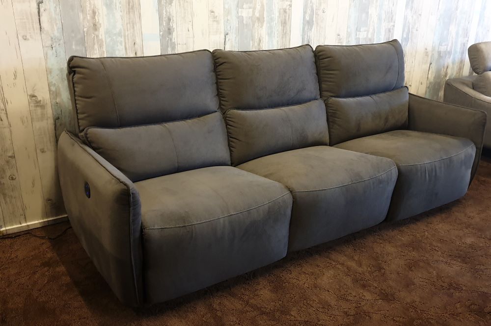 Palo 3 Seater Power Recliner Fabric Sofa Absolute Bedding Palo 3 Seater Power Recliner Fabric, Oaklyn Leather Sofa With Power Recliners Reviews